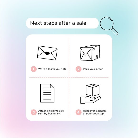 Other - First Sale Done?! Read below👇on how to Ship 📦